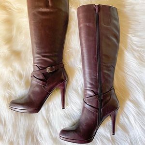 Brown Nine West Heeled Boots